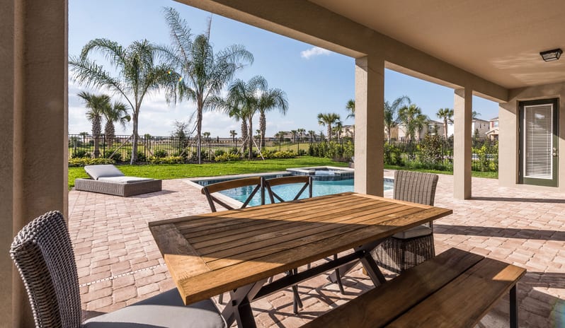 Encore Resort - Nine Bedroom Villa patio